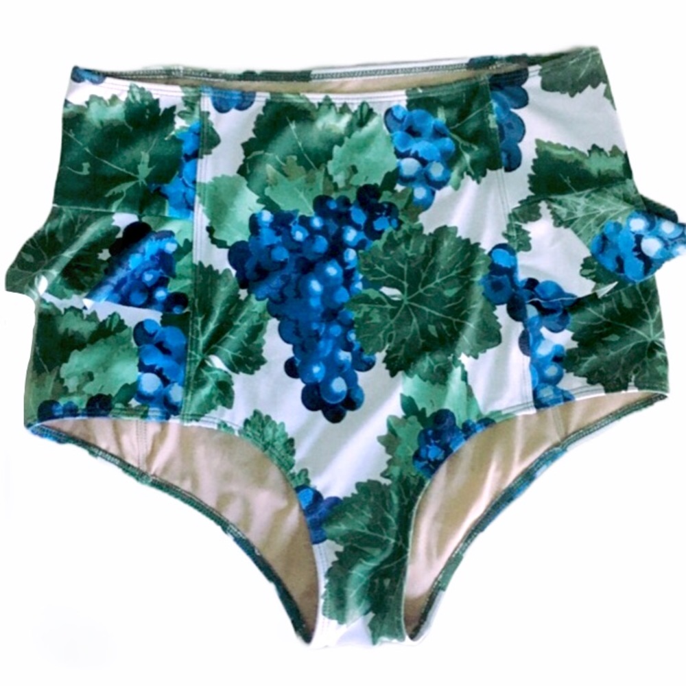 🌿Kortni Jeane Hip Ruffle High Waist Bottoms